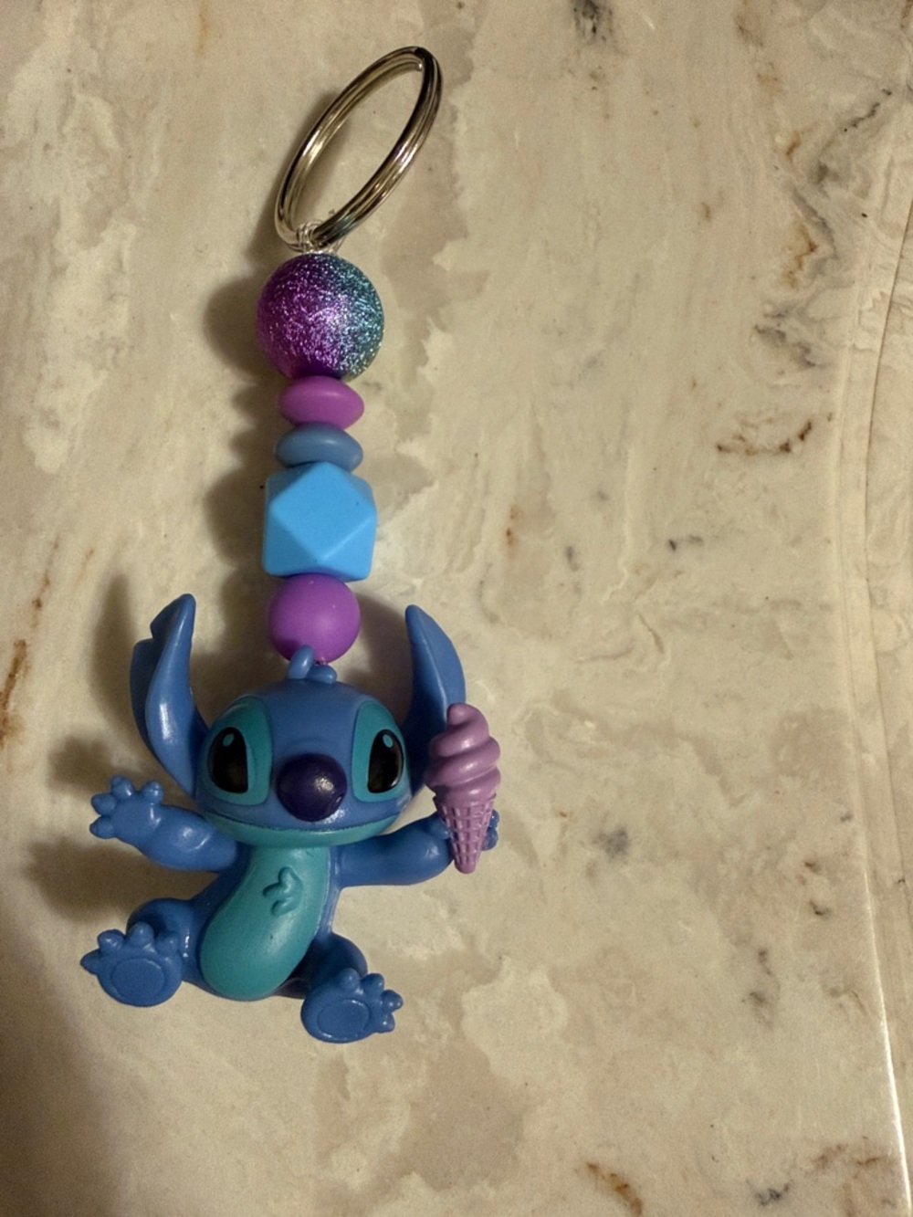 Blue and Purple Stitch Keychain Toy - Kids Toys